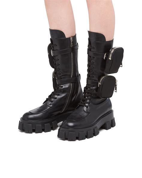 botte prada imitation|Prada monolith boots.